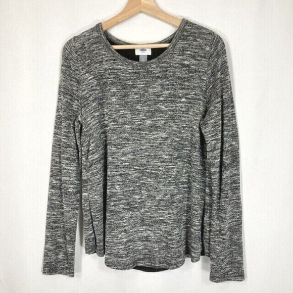 🔥 3/$15 🔥 Old Navy Marled Split Back Sweater Size Medium - Picture 2 of 4